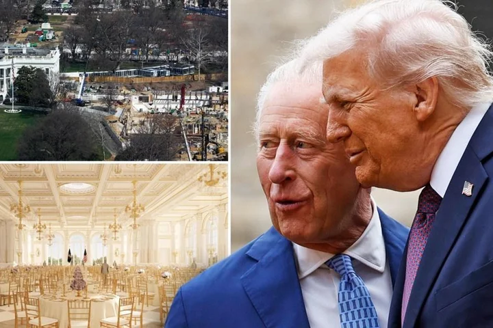 Donald Trump wants £300,000,000 White House ballroom done to impress King Charles