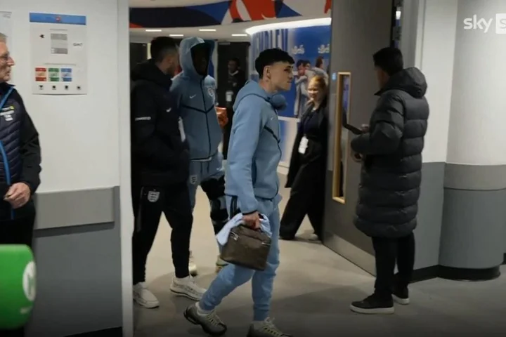 Noni Madueke injury latest as Arsenal winger wears knee brace after England friendly