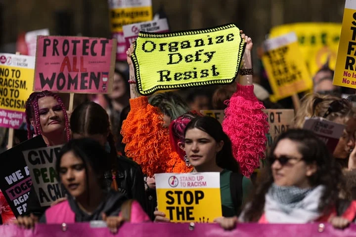 Together rally leaders hopeful turnout has ‘intimidated’ far right to stay away