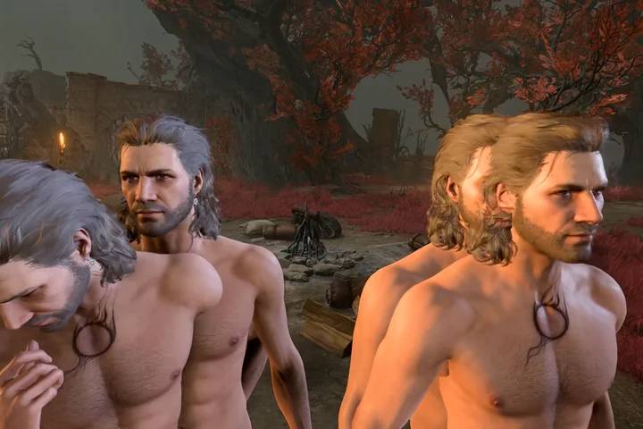 Baldur's Gate 3 YouTuber discovers 'time travel' glitch that also reveals 4 nude Gales hanging out in your camp for some reason