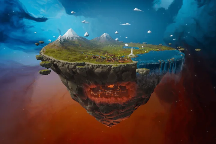 Sintopia, the management sim that smashes together Dungeon Keeper and Black & White, will stand before Steam's pearly gates for judgment in April