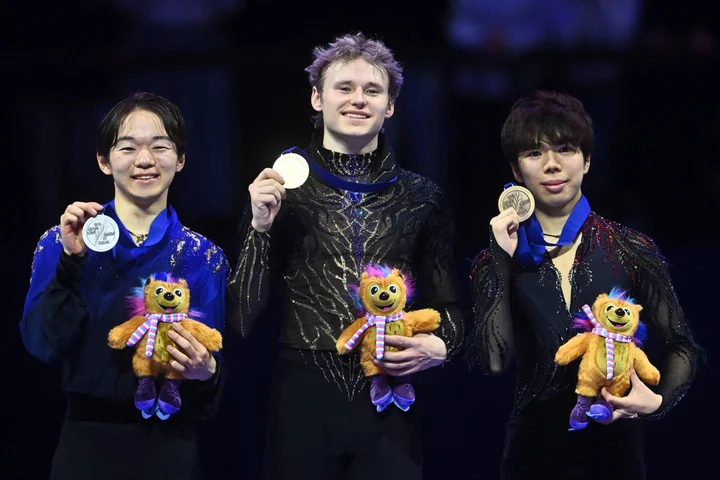 Malinin bounces back from Olympic collapse with third straight worlds gold