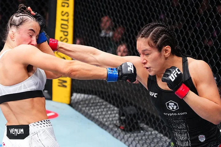 UFC fighter Alexa Grasso delivers vicious KO to Maycee Barber