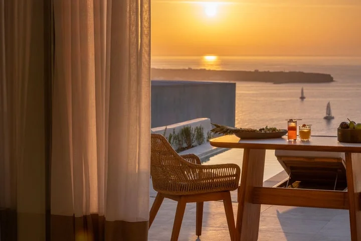 This could be the very best Santorini hotel to watch sunsets from