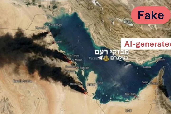 Fake satellite images distort Middle East conflict from above