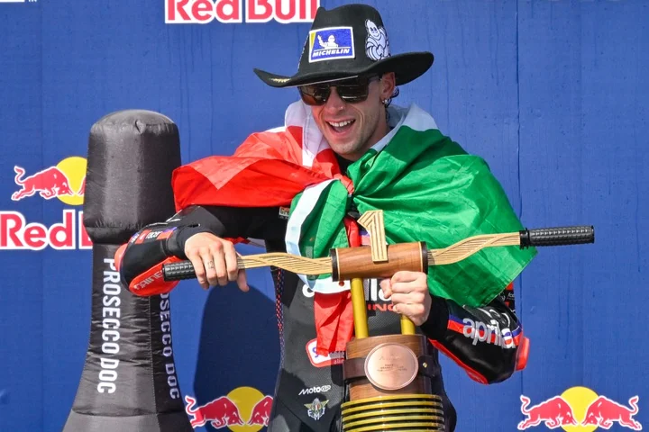 Marco Bezzecchi wins USA MotoGP to extend perfect start to season