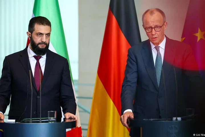 Merz and Syrian president talk refugee returns