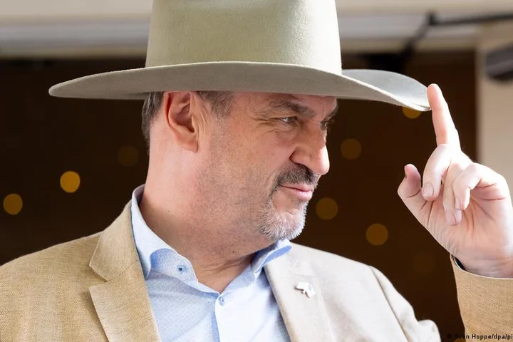 Bavaria's state premier Markus Söder visits BMW plant in US