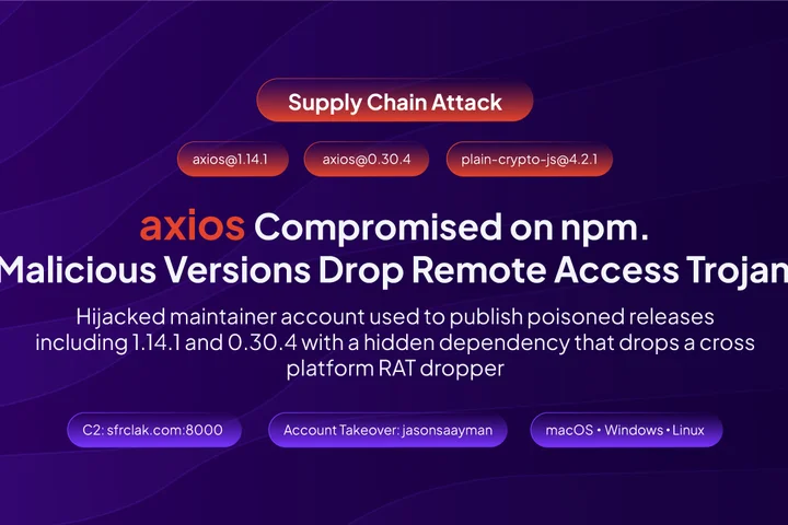 Malicious versions drop remote access trojan