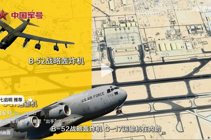 Chinese propaganda casts US as reckless aggressor