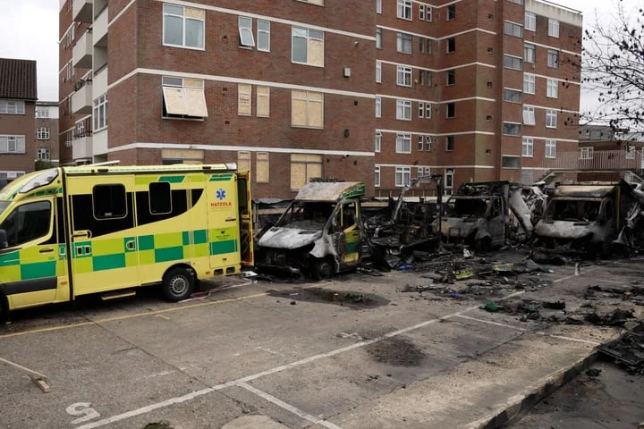 Three more arrests after arson attack on Jewish community ambulances
