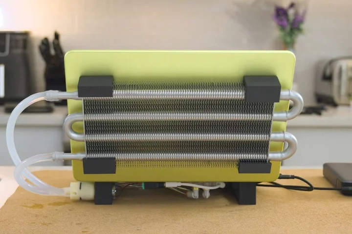 If you want to crank tons more gaming performance out of the Apple MacBook Neo, apparently a custom water cooling loop works