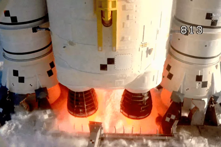 Artemis II blasts to the Moon in historic Nasa mission with crew now orbiting Earth