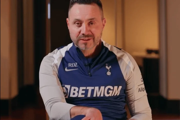 Roberto De Zerbi sends first message to Tottenham fans as new manager arrives