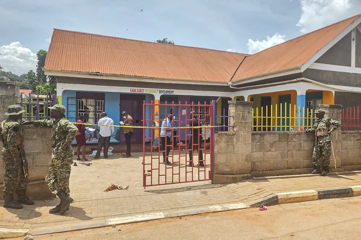 Four children killed in nursery school stabbing attack in Uganda