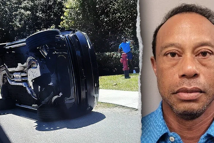 Police chatter frantic in harrowing moments after Tiger Woods' car crash: 911 audio
