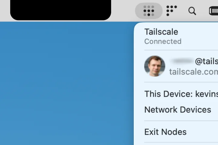 Tailscale's new macOS home