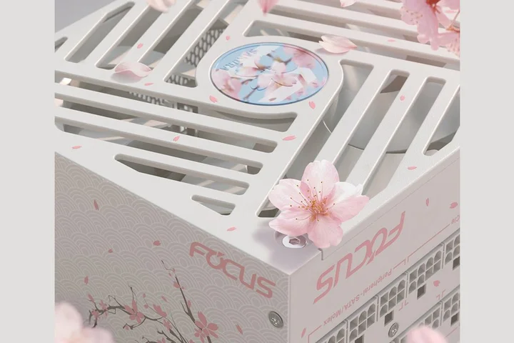Themed Focus ATX 3.1 'Sakura' power supply