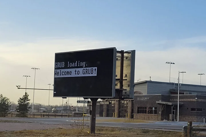 When a billboard survives the wind, but not the boot