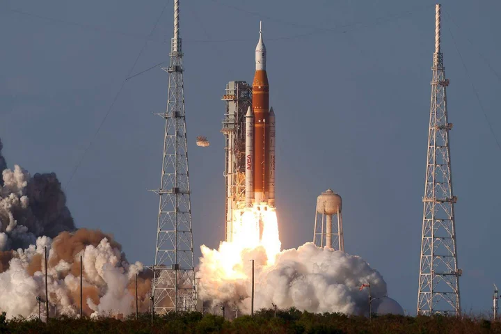 Artemis II blasts off on first crewed lunar mission since Apollo