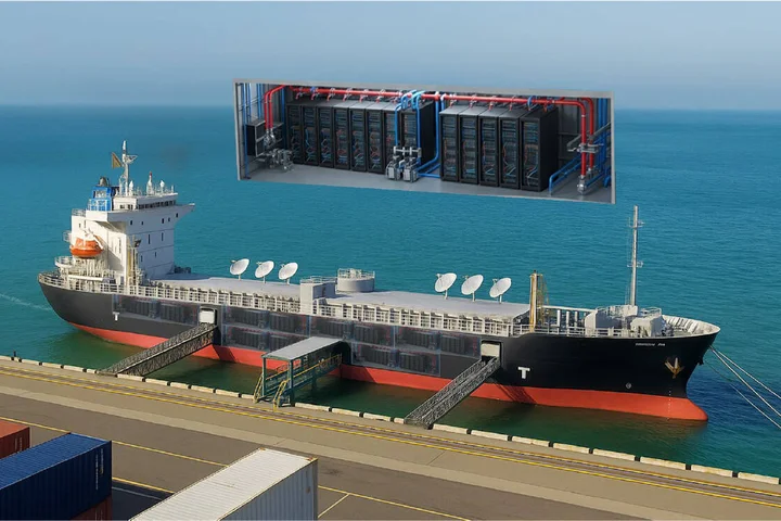 Japanese shipper MOL wants a floating datacenter, and Hitachi just climbed aboard