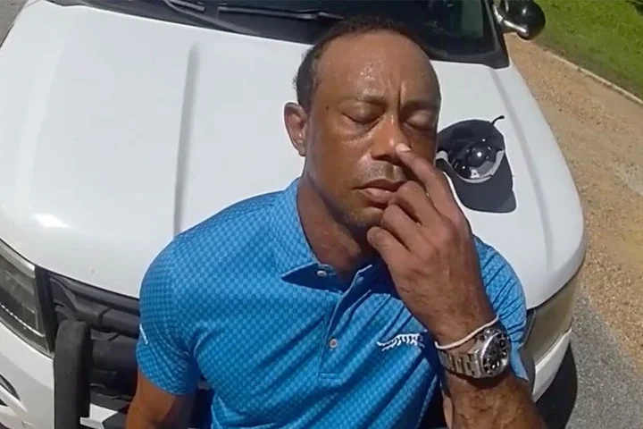 Tiger Woods' entire sobriety test caught on bodycam footage: 'I'm getting arrested?'