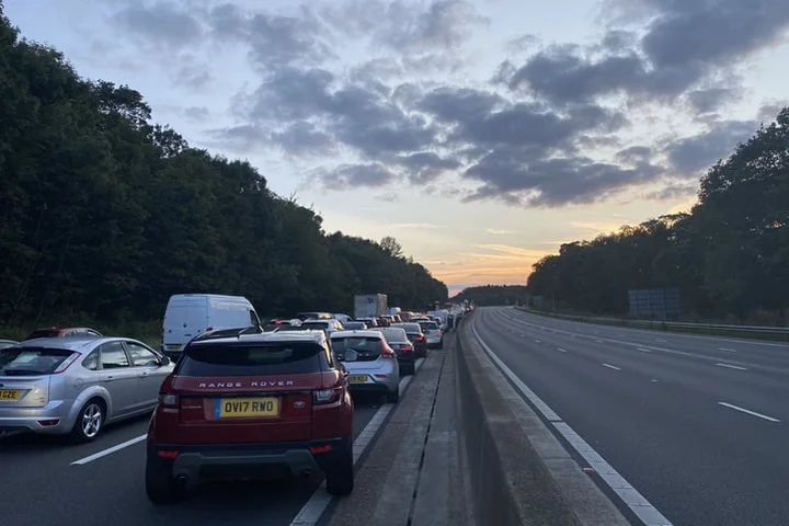 Woman, 23, killed in M25 crash involving three cars and a HGV