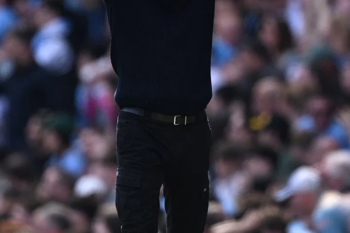 Why is Pep Guardiola not on touchline for Man City vs Liverpool?