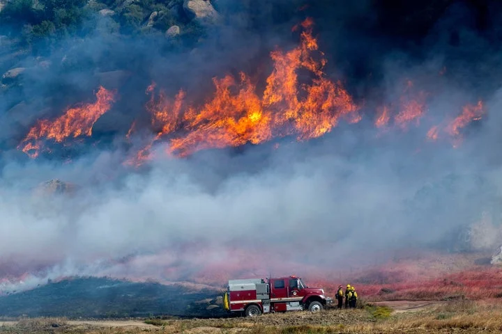 Springs Fire in southern California reaches 45% containment as evacuations continue