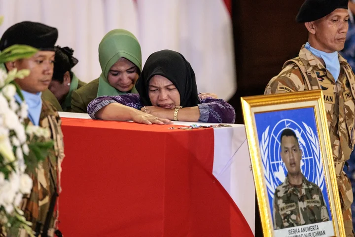 Indonesia receives bodies of peacekeepers killed in southern Lebanon