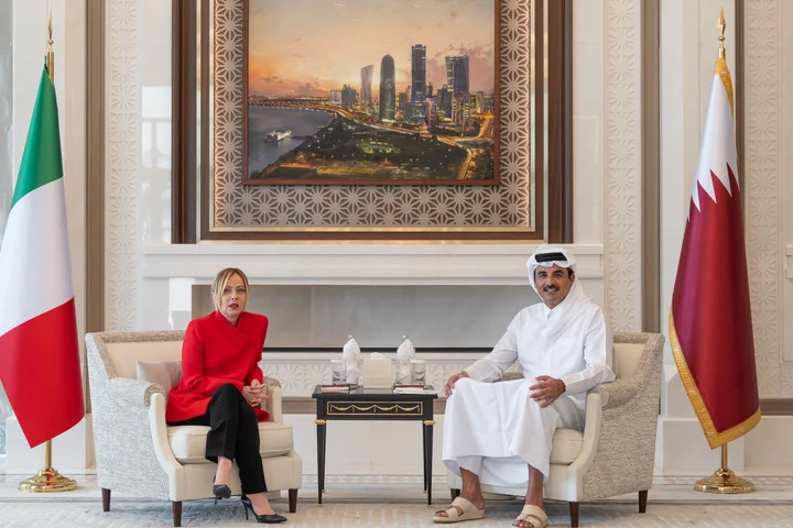 Italy’s Meloni meets Qatar emir to discuss energy issues amid Iran war