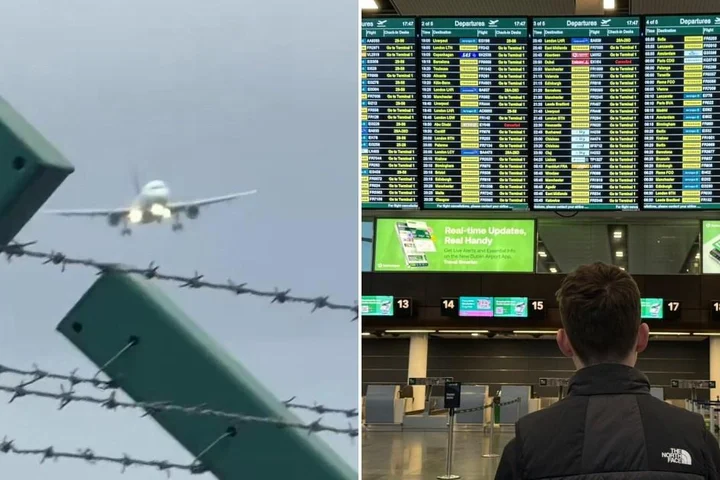 Pilots brave Storm Dave winds while flights are cancelled at Dublin Airport