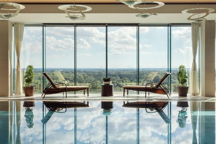 This European hotel has a skyscraper spa with incredible views that costs just £30