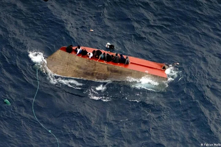 Dozens missing after migrant boat capsizes in Mediterranean