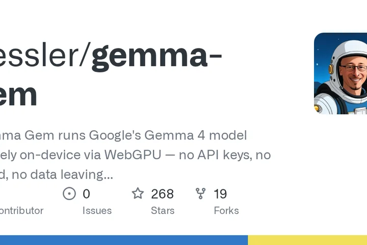 Gemma Gem – AI model embedded in a browser – no API keys, no cloud