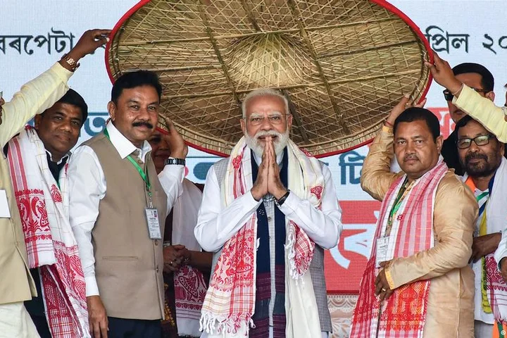PM Modi addresses election rallies in Assam