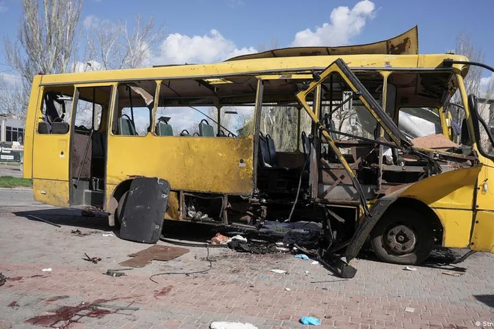 Several killed as Russia strikes bus, other targets