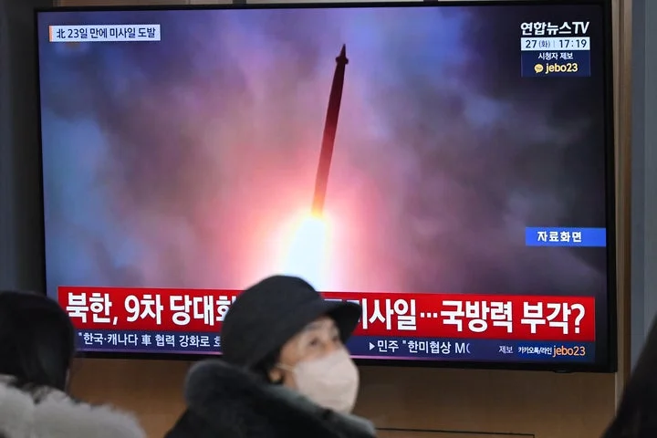 Suspected ballistic missile fired by North Korea falls into sea after just 10 minutes following ‘abnormality’