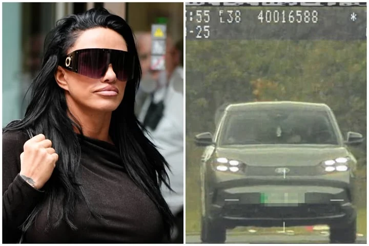 Katie Price banned from driving again over 80mph speeding ticket