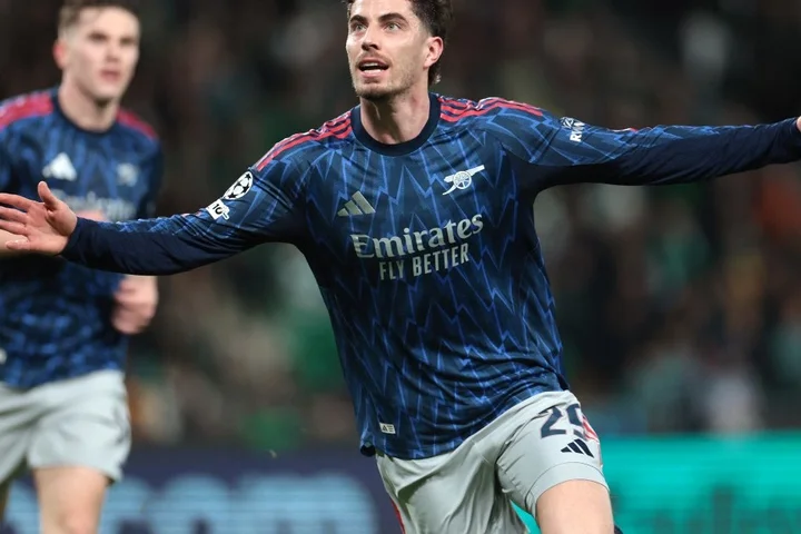 Arsenal beat Sporting with late Havertz goal in Champions League quarters