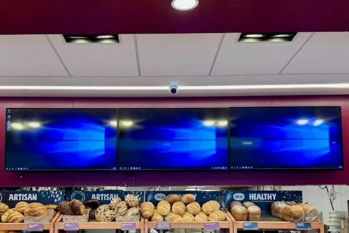 Showing the Windows 10 desktop was the yeast they could do