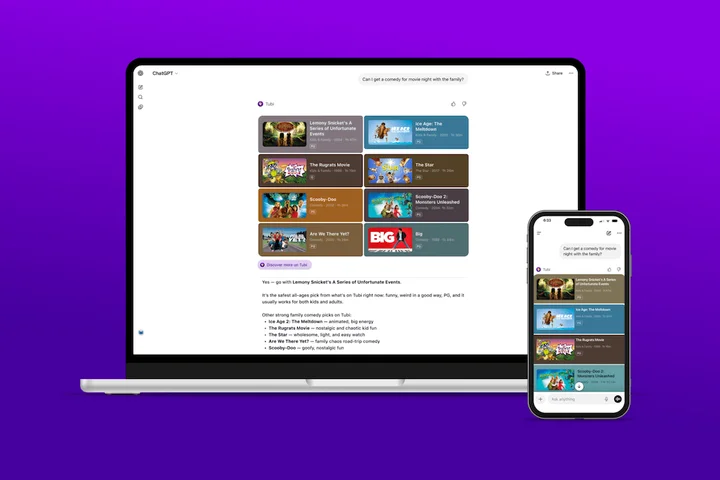 Tubi is the first streamer to launch a native app within ChatGPT