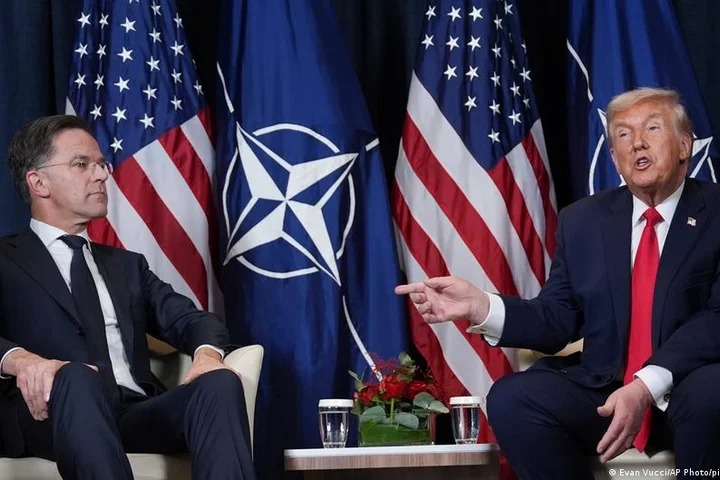 Trump criticizes NATO over Iran in meeting with Rutte