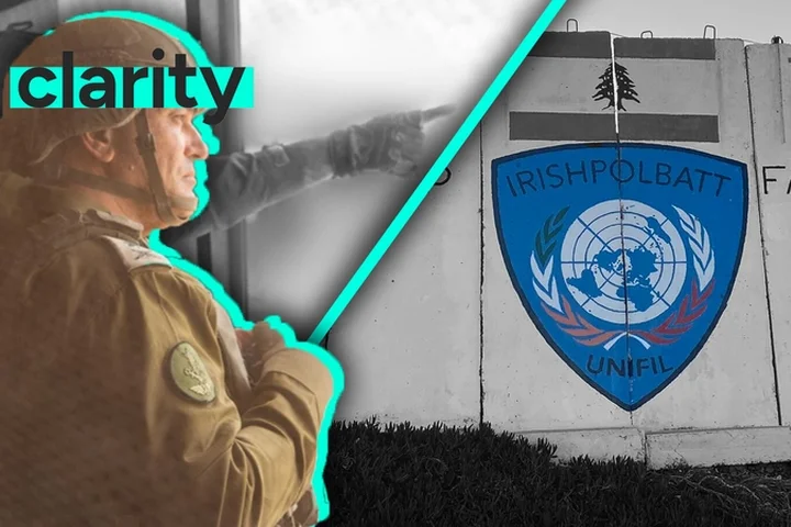 Town near Irish base is 'main battlefield' in south Lebanon