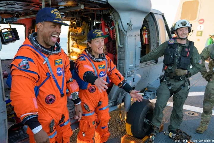 Artemis II splashes down in Pacific after historic moon trip