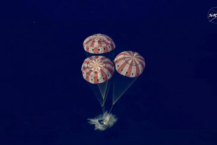 Splashdown of Artemis II astronauts concludes 10-day moon mission