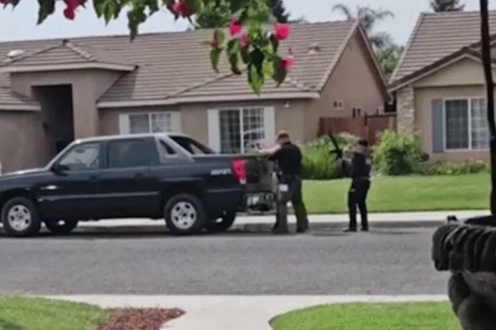 WATCH: Eviction standoff turns war zone as gunman kills deputy in ambush, gets run over by armored vehicle