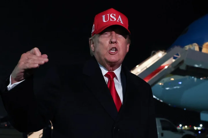 Trump voices frustration with NATO, says Iranian navy ‘destroyed’ as US preps for blockade