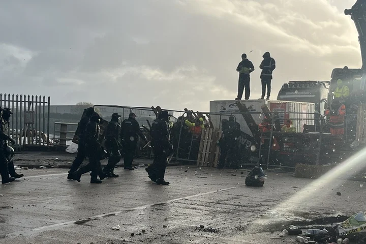 Oil tanker docks at Port of Galway after blockade lifted