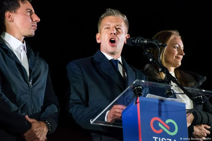 Hungary's Magyar outlines policy in first news conference